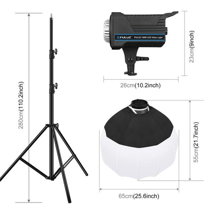 LED Video Light 65cm Lantern Softbox | Studio Lighting Kit