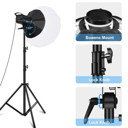 LED Video Light 65cm Lantern Softbox | Studio Lighting Kit