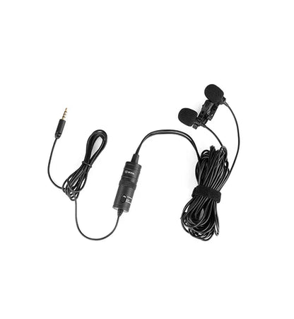 BOYA BY-M1DM Dual Lavalier Microphone Interview, Podcast & Vlog