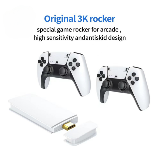 M15 Pro 4K Retro Game Console Dual Wireless Controllers | HDMI