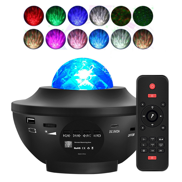Starry Sky Galaxy Projector Night Light | Bluetooth & Remote
