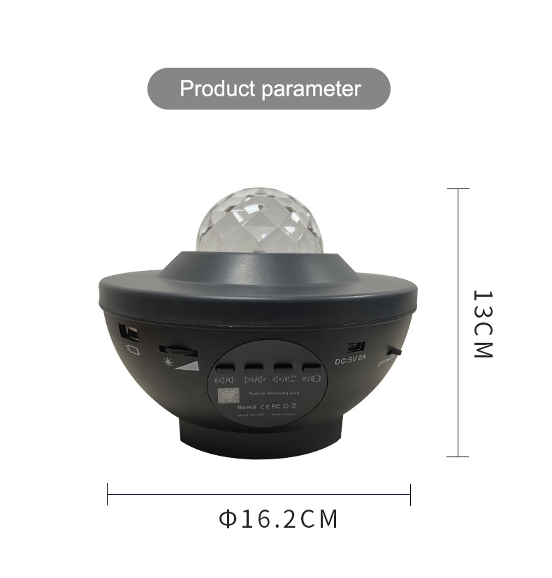 Starry Sky Galaxy Projector Night Light | Bluetooth & Remote