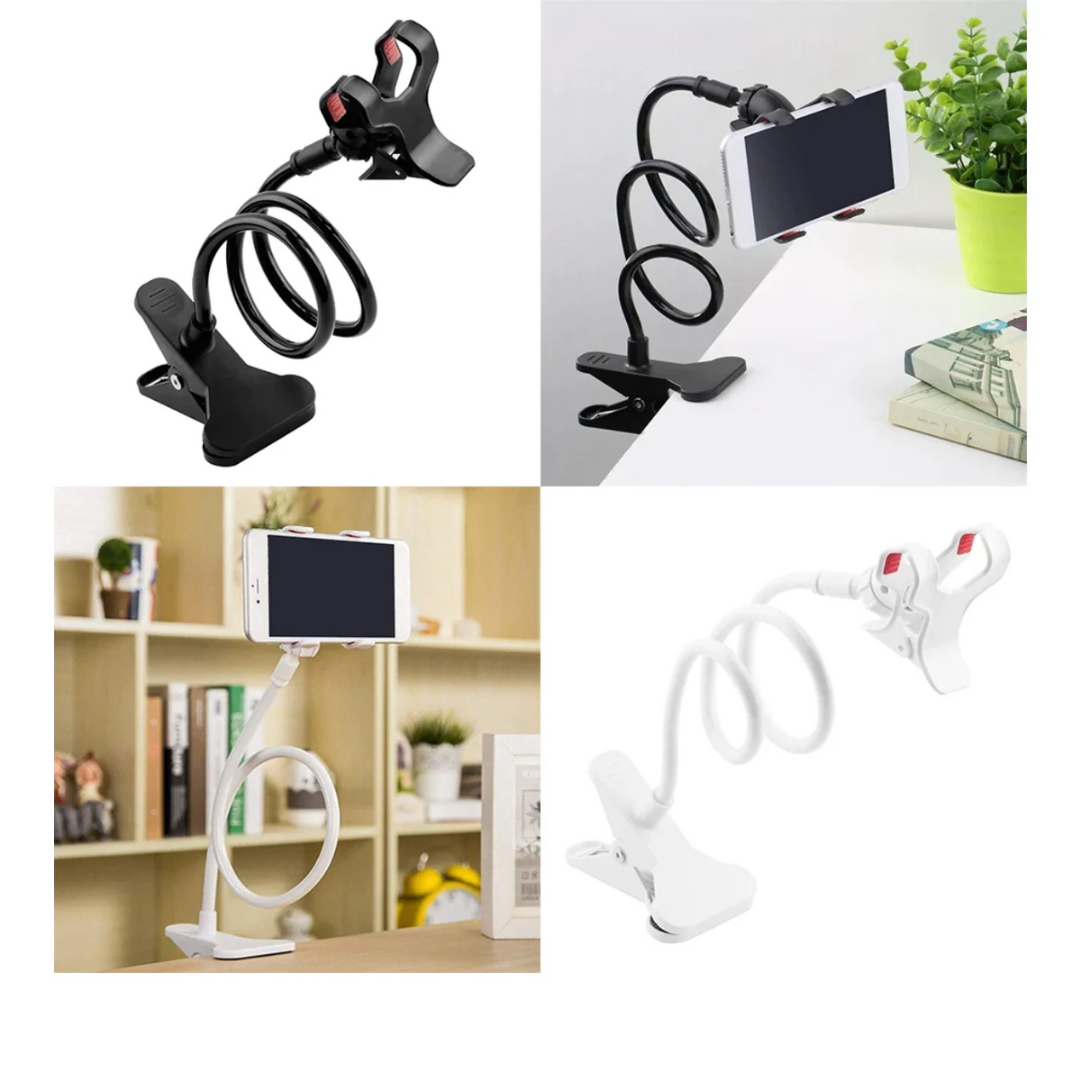 Flexible Gooseneck Phone & Tablet Holder | 360° Adjustable Stand