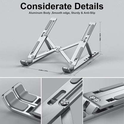 Folding Laptop Stand Adjustable Portable Desk Holder