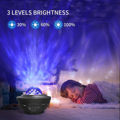 Starry Sky Galaxy Projector Night Light | Bluetooth & Remote