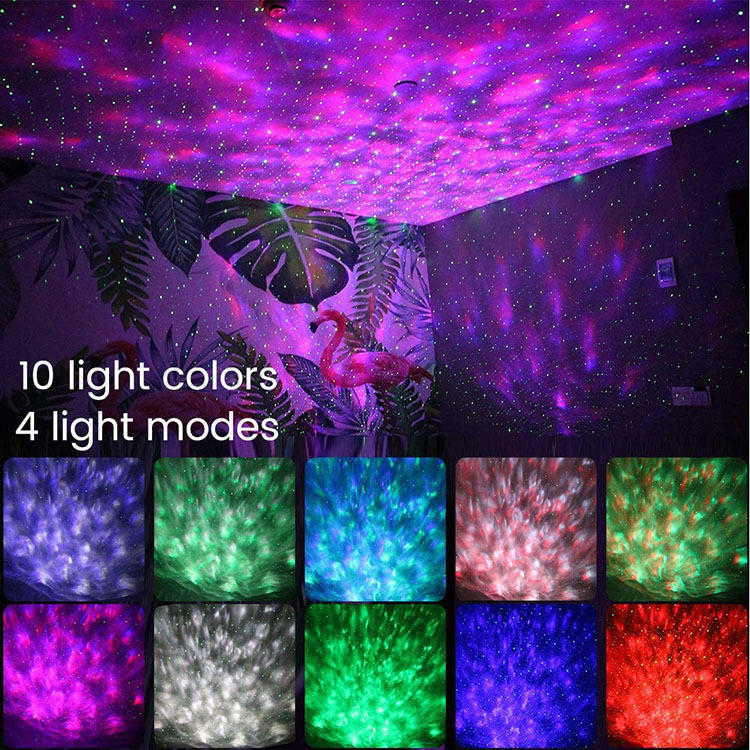Starry Sky Galaxy Projector Night Light | Bluetooth & Remote