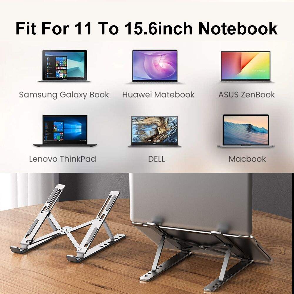 Folding Laptop Stand Adjustable Portable Desk Holder