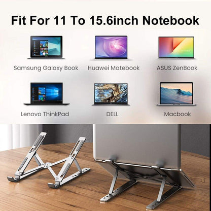 Folding Laptop Stand Adjustable Portable Desk Holder