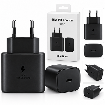 Samsung 45W PD Super Fast Charger | USB-C Fast Charging Adapter