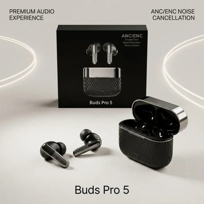 Buds Pro 5 Wireless Bluetooth Earbuds | HD Sound & Touch Control