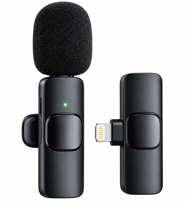 K9 Wireless Lavalier Microphone | Type-C & Lightning