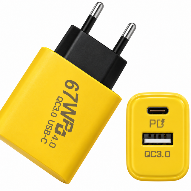 67W PD 4.0 QC3.0 USB-C Fast Charger | High-Speed Adapter