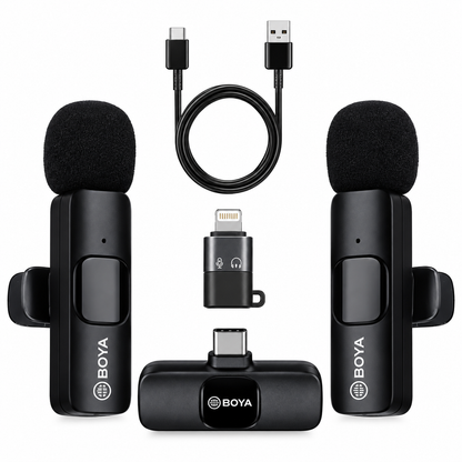 BOYA BY-MW3 Wireless Lavalier Microphone