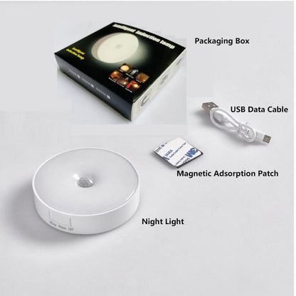 Intelligent LED Motion Sensor Night Light | Rechargeable Wireless Lamp