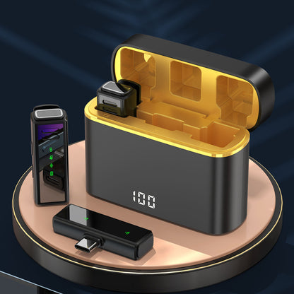 J88 Wireless Microphone set on mirror platform